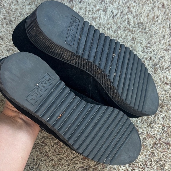 Marvin K. Black suede slip on buckle loafers - Picture 4 of 4